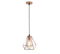 MEVZHH Lampadari,Pada a Soffittopadario a Forma Di Diamantendentepadario in Stile Leggeropada a Sospensiin Ferro Battuto in Oro Rosa Apparecchio Di Illuminazia Soffittor L'Isola Della Cucina Sala da P