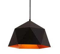 MEVZHH Lampadari,Pada a Sospensisemplice a 1 Testa,Pada a Sospensiregolabile in Cavo Sospeso,Pada Decorativar Ristorante Nordico,R L'Isola Della Cucina, Presente/Nero con Oro/25Cm