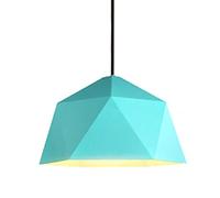 MEVZHH Lampadari,Pada a Sospensisemplice a 1 Testa,Pada a Sospensiregolabile in Cavo Sospeso,Pada Decorativar Ristorante Nordico,R L'Isola Della Cucina, Presente/Blu/39 cm