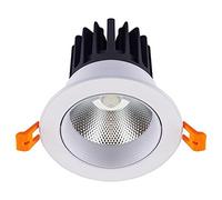 MEVZHH Lampade a Parete, Luci a Soffitto Recesse Regolabili Matt Downlights Spotlight Fire Rated Energy Saviled Downlighters Lavare Lede a Parete,R il Bagno Soggiorno Cucina/4000K/10W