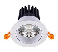 MEVZHH Lampade a Parete, Luci a Soffitto Recesse Regolabili Matt Downlights Spotlight Fire Rated Energy Saviled Downlighters Lavare Lede a Parete,R il Bagno Soggiorno Cucina/4000K/10W