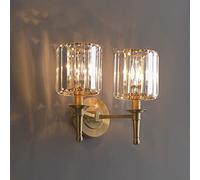 MEVZHH Lampade da Parete,Da da Parete Dilo Spazzolato Oro Mezzo Secolo Moderne Luci da Parete Semplici Internir il Soggiorno Camera da Letto Scala da Letto Corridoio Corridoio Illuminazione, Presa E14