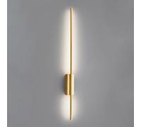 MEVZHH Lampade da Parete,De da Parete a Led in Rame Moderno - Sconce Lineare Ultra-Sottile con Ombra in Silicone, 3Lità Di Colore,Rfettor L'Illuminazida Letto, Corridoio o Soggiorno/80 cm/Più Basso