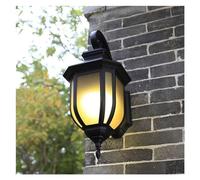 MEVZHH Lampade da Parete,De da Parete All'Aperto Impermeabile, Vetro E27 Sconce, Retro Veranda Luminariar & Ristorante, Creativo Impermeabile Illuminazigiardino (H55Cm)/H39Cm/ Colore