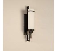 MEVZHH Lampade da Parete,Illuminaziwall Sconce, Tradizionale Illuminazida Parete in Vetro Di Marmo Fixrue, E27 Ottraso Finitoda da Parete,De Decoper Interni Moderater il Soggiorno Camera da Letto/Nero