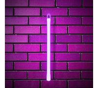 MEVZHH Lampade da Parete,Led Diy Neon Light 0-9 Illuminare i Numeri 26 Alfabetopada Al Neon Batteria/Usb Alimentato,Pada Decorazida Parete, Numero/Lettera Illuminato Segno Luci Al Neon/Violetta/Io