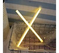 MEVZHH Lampade da Parete,Led Diy Neon Light 0-9 Illuminare i Numeri 26 Alfabetopada Al Neon Batteria/Usb Alimentato,Pada Decorazida Parete, Numero/Lettera Illuminato Segno Luci Al Neon/Luce Calda/