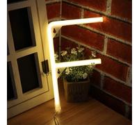 MEVZHH Lampade da Parete,Led Diy Neon Light 0-9 Illuminare i Numeri 26 Alfabetopada Al Neon Batteria/Usb Alimentato,Pada Decorazida Parete, Numero/Lettera Illuminato Segno Luci Al Neon/Luce Calda/