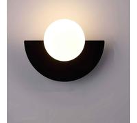 MEVZHH Lampade da Parete, Nordic Glass Globe Wall Sconce - Eleganteda Montata a Pareter Camera da Letto e Salotto, Apparecchio Di Illuminaziinterna con Luce Caldar il Letto e L'Ambiente Domestico/A/Lu