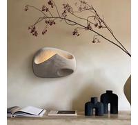 MEVZHH Lampade da Parete, Wabi-Sabi Cementopada da Parete Illuminaziarredamento Creativo Industriale Calcestruzzo Luce da Parete G4 Luce Calda Bordo Letto Parete Sconcer Corridoio Camera da Letto Sogg