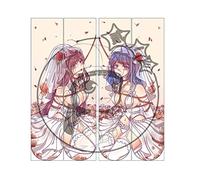 MEVZHH Lolita Calzini Lacrime Di Sangue Tema Ginocchio - Calzini Alti/Riso Bianco/a Tlia