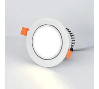 MEVZHH Luce da Parete,Led Downlight Recesso 2-In-1D 2835 3W 5W Accelerandoda Spot, 3000K 6000K Cutout 55-60Mm, Illuminazida Parete Di Lavaggio Dellada Di Accento Di Visualizzazidell'Immagine, Cucina I