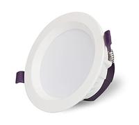 MEVZHH Luci da Parete, Faroi Recessi Interni Lavatrice da Parete a Pannello Rotondo Bianco, Faroi da Corpo Dida in Alluminio, Semplici Luci da Soffitto da Cucinar Corridoio, Soggiorno, Camera da Letto