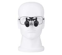 MEVZHH Ludi Ingrandimento, 2.5X / 3.5X Ingranditore a Testa Binocolare, con Testa a Led Lightp + Scatola in Alluminio Argento, Adattor la Chirurgia