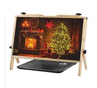 MEVZHH Lunghe,Amplificatore Di Schermo,22 Pollici Pieghevole Schermo Di Ingrandimento Ultra-Chiaroluce Blu Ingrandire Proiettore,Amplificatore Regolabile Standrartphportatile Guardare Film Video/Natur