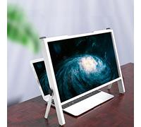 MEVZHH Lunghe,Lupa Di Schermor Laptop Portabile Lupa Di Schermo Protettore 22,Supporto Pieghevoler Computer Portatile Lenza Di Ingrandimento Fisica,Ludi Schermo 3Dr Telefono H/Naturale