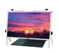 MEVZHH Lupa, Lente Di Ingrandimentor Laptop, Lupa 3Xr Lettura, Tablet Portatile Ingrandire il Proiettore,R Film, Video 19.41In X 14.3In X10.28In, Bianco/Bianco