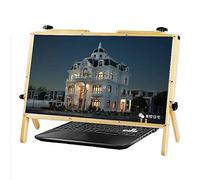 MEVZHH Lupanti, Lupante Schermor Laptop, Supporto Pieghevole, Lupante Fisica Super Chiarar la Protezidegli Occhi 3D, Regalor Famiglie Eni Compatibile con Computer Portatili, Luceblu, Adattor Guardare