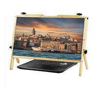 MEVZHH Lupe,Lupa Anti Luce Blur la Letturar Gli Anziani, Lupar Schermo Portatile 22 "Schermo Di Ingrandimentor Computer 3-4 Volte, Angolo Regolabile, Supporti Protettore Schermor Laptop/Naturale