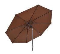 MEVZHH Ombrelli Giardino Ombrello All'Aperto Ombrello Rotondo 8 Robuste Costole Ombra Del Sole Maniglia Sollevatore Maniglia Inclinazimeccanismo Patio Spiaggia Piscina Prato Cortile/Caffè/con Base