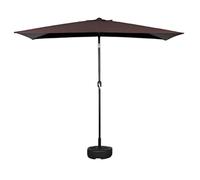 MEVZHH Ombrelli Metà Ombrello Manivella Rettangolare Di Apertura e Chiusura Protezisolare Isolamento Termico Impermeabile Costelle in Acciaio Al Carbonio Facile da Assemblare Tenda Portatile/Caffè