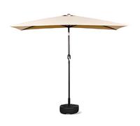 MEVZHH Ombrelli Metà Ombrello Manivella Rettangolare Di Apertura e Chiusura Protezisolare Isolamento Termico Impermeabile Costelle in Acciaio Al Carbonio Facile da Assemblare Tenda Portatile/Khaki