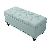 MEVZHH Panchina Di Stoccaggio Spazio-Risparmio, Moderna Schiuma Di Memoria Del Piede Rettangolo, Corridoio Sotto Gli Sgabelli Di Riposo Dell'Ingresso Della Porta, Facile Pulizia/Verde