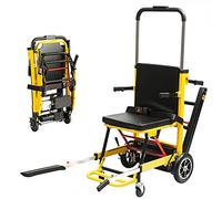 MEVZHH per Gli Anziani, Carrozza Leggera Sedia a Rotelle Ausiliaria Raglerlimbipieghevole su e Giù Scale Sedia a Rotelle, Regolabile Assistenza a Piedi Utilityarts