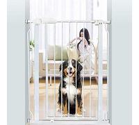 MEVZHH Pet Playpens, Cancelli Di Sicurezza, Cancellor Cani da Compagnia Extra Ampia Barriera Di Sicurezza a Pressirecinziprotettiva Scala-Balustri/a/Larghezza 230-241.9Cm