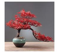 MEVZHH Piante Artificiali Pianta Di Simulazicreativa Ornamenti in Vaso Piante Verdi False Benvenuto Pino Bonsai Soggiorno Al Coperto Desktop Finestra Soglia Decoraziregali Albero Di Simulazione/Io