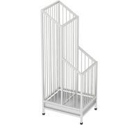 MEVZHH Portaombrello a Risparmio Di Spazio Umbrella Umbrella Stand, Organizzatore Umbrella con Vassoio a Goccia Rimovibile, Multi-Purpose Wallside Umbrella Stands Rackr L'Ingresso/Bianco/20 cm * 25 cm