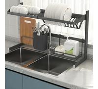 MEVZHH Portapiatti, Over-The-Wash Dish Drainer Portapiatti in Alluminior Lavandini Di Cucina Crearea Cucina Ordinata/A4/68,4 Cm/26 Pollici