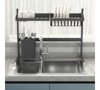 MEVZHH Portapiatti, Over-The-Wash Dish Drainer Portapiatti in Alluminior Lavandini Di Cucina Crearea Cucina Ordinata/A1/68,4 Cm/26 Pollici