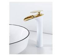 MEVZHH Rubinetti Del Bacino Rubinetti Del Bacino, Tutti i Rubinetti Antichi in Rame Cascata Dell'Armadio Del Bagnodo e Caldo Del Lavabo Retro (B)/F