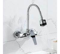 MEVZHH Rubinetti,Lavabo da Cucina Montato a Parete,Rubinettodo e Caldo,Piscina Di Lavanderia Sinkalcony Di Tutti i Rame Domestico,Rubinettor la Piscina Di Mop Montato Ado Drago Caldo Presente,