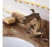 MEVZHH Rubinetti Rubinetto da Cucina Rubinetto da Bagno Rubinetto Europeo Antico Retro Rubinetto in Rame Sotto il Contatore Del Lavandino e Rubinetto D'Acqua Calda Eda