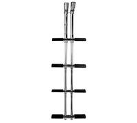 MEVZHH Scala Della Barca in Acciaio Inossidabile Checopica Le Scale Della Barca Del Pontone, 115Cm/45Inch Alto, Scala Pieghevole in Acciaio Inossidabilesante a 4 Passi,R lo Yacht Marino/Piscina