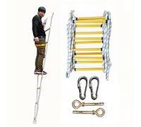 MEVZHH Scala Della Corda Della Scala Morbida, Scala Della Corda Di Sicurezza, Scale Di Emergenza, Scala Della Corda Di Soccorso All'Aperto, Crearercorso Di Sicurezzar la Fuga Dal Fuoco Dalla Finestra,