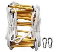 MEVZHH Scala Morbida Corda Scala Scala Antincendio, Scala Di Salvataggio Scala Di Fuga Antincendio, Scala Di Emergenza Scala Multiuso / 40M / 10M (32.8Ft)/8M (26.2Ft)