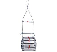 MEVZHH Scale, Corda Di Scala Morbida Scala Di Emergenza Scala Di Scappa da Incendio Scala Di Soccorso Esterna Compatta Leggera Riutilizzabile/a/L 5M