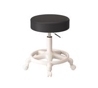 MEVZHH Sedia Di Bellezza Girevole in Altezza Regolabile Sgabello Ergonomico Della Sella da Rotazisgabello Estetico Professionale Sale Cucina/Nero