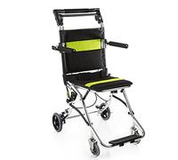 MEVZHH Sedie a Rotelle Pieghevoli Sedia a Rotelle Manuale Sedia a Rotelle Pieghevole Lega Di Alluminio Leggera e Facile Viaggior Sedia a Rotelle Ultra Light Trolleyan Essere su Airplaneonvenience Port