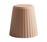 MEVZHH Sgabello Rotondo in Plastica a Forma Di Orologiaio, Progettato Appositamenter Bagni e Impostazioni Di Scene Multiple.Cona Base Antiscivolo e Proprietà Impermeabili/Rosa