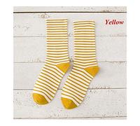 MEVZHH Socks,1Pair Japanese Style Striped Girls Woman'S Sock Fashion Women Cute Striped Knit Winter Warm Hosiery Elastic Cotton Long Girls Woman'S Socks/Gi/a Tlia
