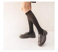 MEVZHH Socks,Summer Anti-Slip Anti-Skidding Lolita Sock Women Thigh High Woman Compression Girls Long Sock Female Socks/Nero/a Tlia