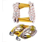 MEVZHH Soft Scala Fire Escaroscala - Scala Di Evacuazidi Sicurezza Antincendio Di Emergenza Resistente Alla Fiammarni e Adulti, Scala Di Soccorso Antincendio 2-3 Storie, Scala Di Corda, Scala Di Corda