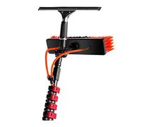 MEVZHH Spazzole,Kit Di Pali Alimentati con Acqua, Spazzola Alimentata con Acqua W/Squeegee, Di Pulizia Alimentato con Acqua, Finestra All'Aperto in Alluminio 3-In-1,9 M / 29,5 Ft/6,0 M/19,7 Pie