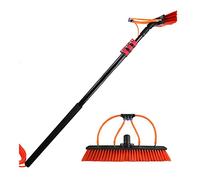 MEVZHH Spazzole,Pannello Fotovoltaico, Spazzolar la Pulizia a Spruzzo D'Acqua, Polocopico Portatile/Tubo in Lega Di Alluminio, Tetto Del Conservatorio Estensibile,9M / 29.5Ft/6M/19,7 Piedi