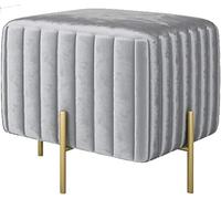MEVZHH Stoccaggio Sgabello Pouffes e Sgabello Tessuto Sgabello Basso Sgabello Conciso Divano Spazio Risparmio Scarpa Cambiare Sgabello/Grigio/1D * 1W * 1H cm