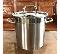 MEVZHH Stock Pot in Acciaio Inossidabilentola da Cucinantola Zuppa con Coperchio -L Libero in Acciaio Inossidabile Utensili da Cucina Stockpot - Utensili da Cucina Sani Lucidati Stockpots/45 * 45 cm
